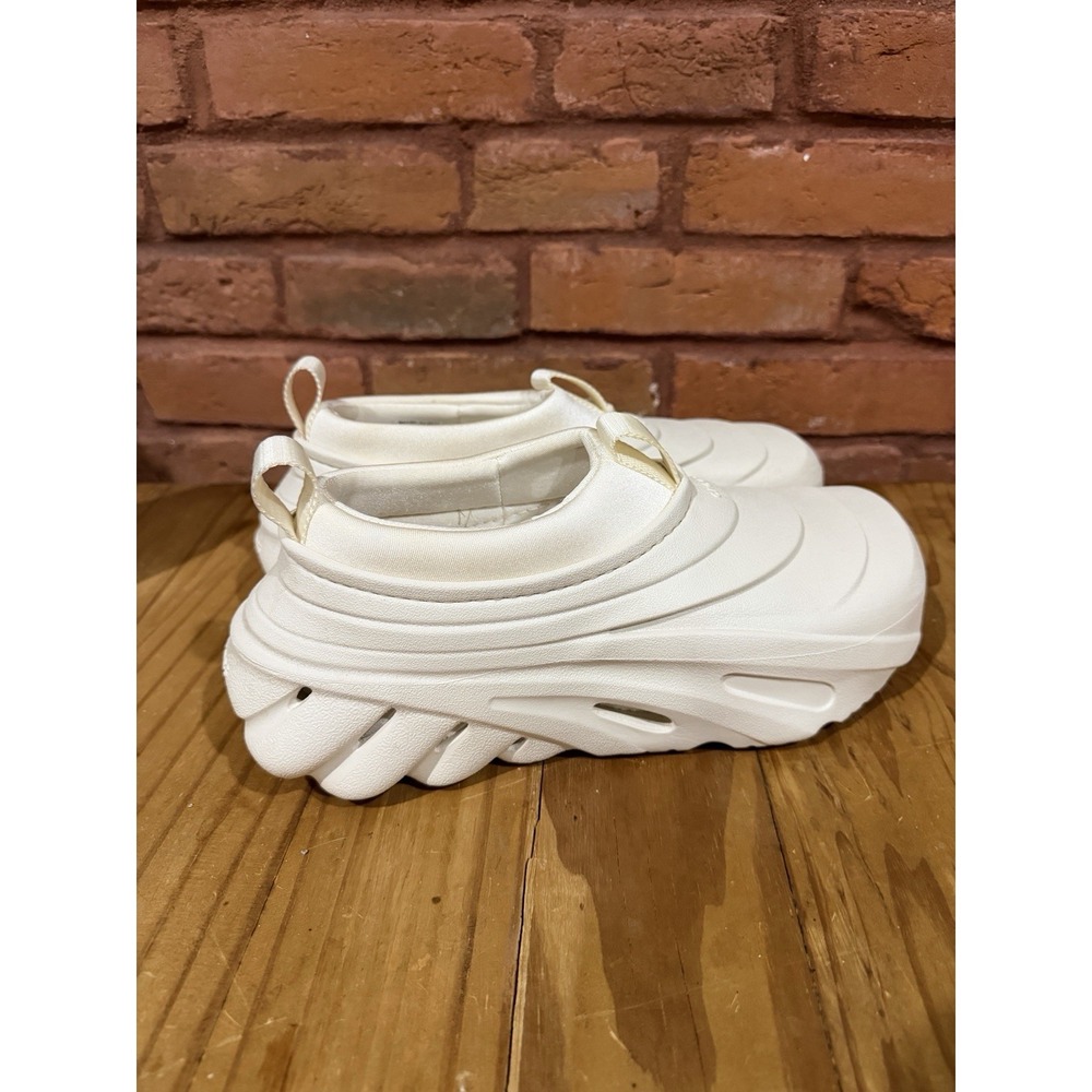 Crocs Men's 8 Women's 10 Ivory Echo Storm Tundra Shoes 209414-0HR Water Boating - Picture 2 of 7